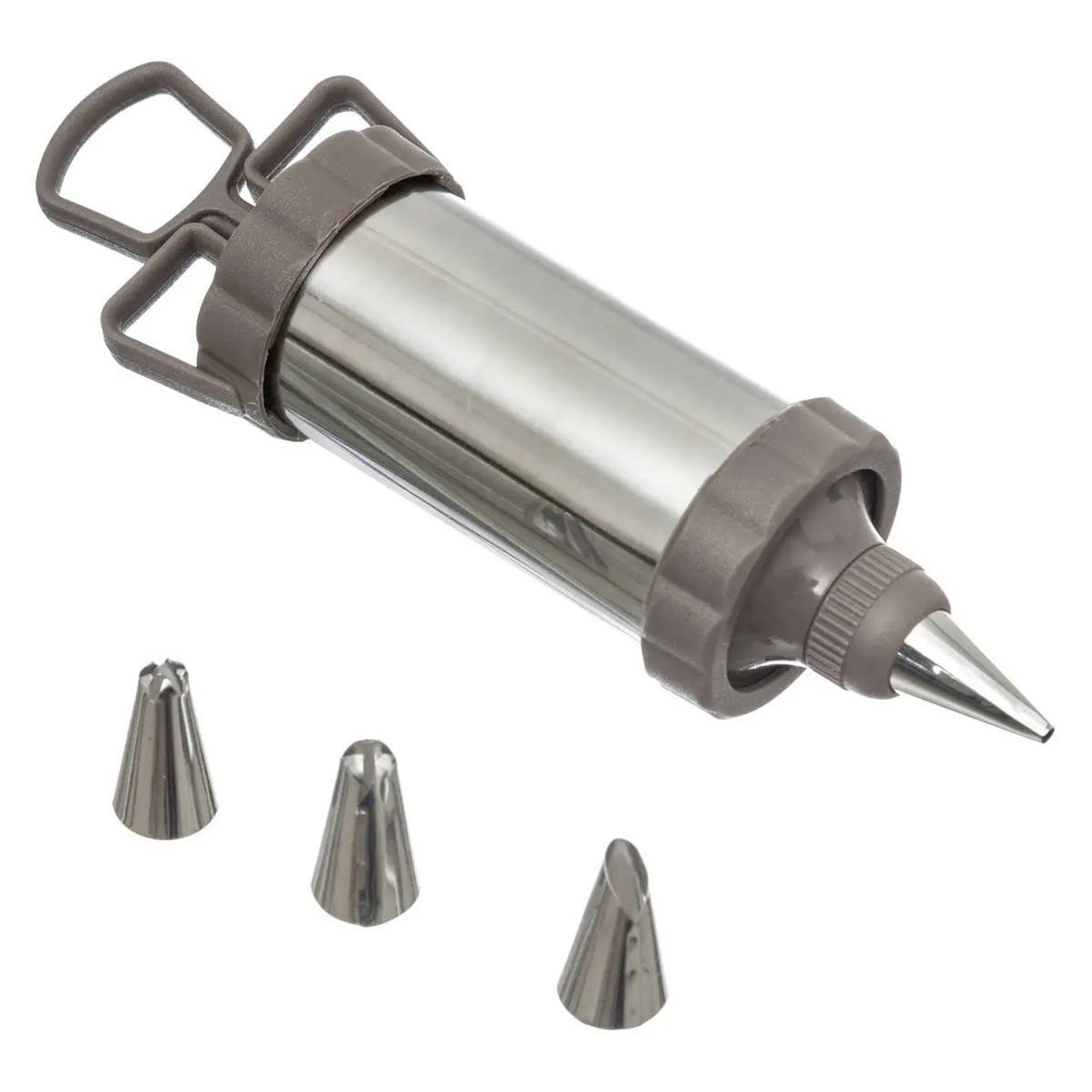FIVE Seringue à pâtisserie en inox 19cm argent
