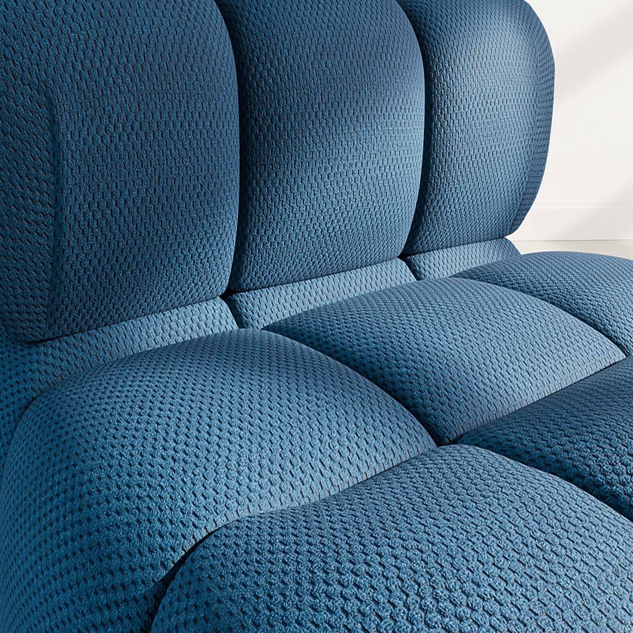 Voir la diapositive 4 : BEST MOBILIER Ruby - module d'assise en velours texturé