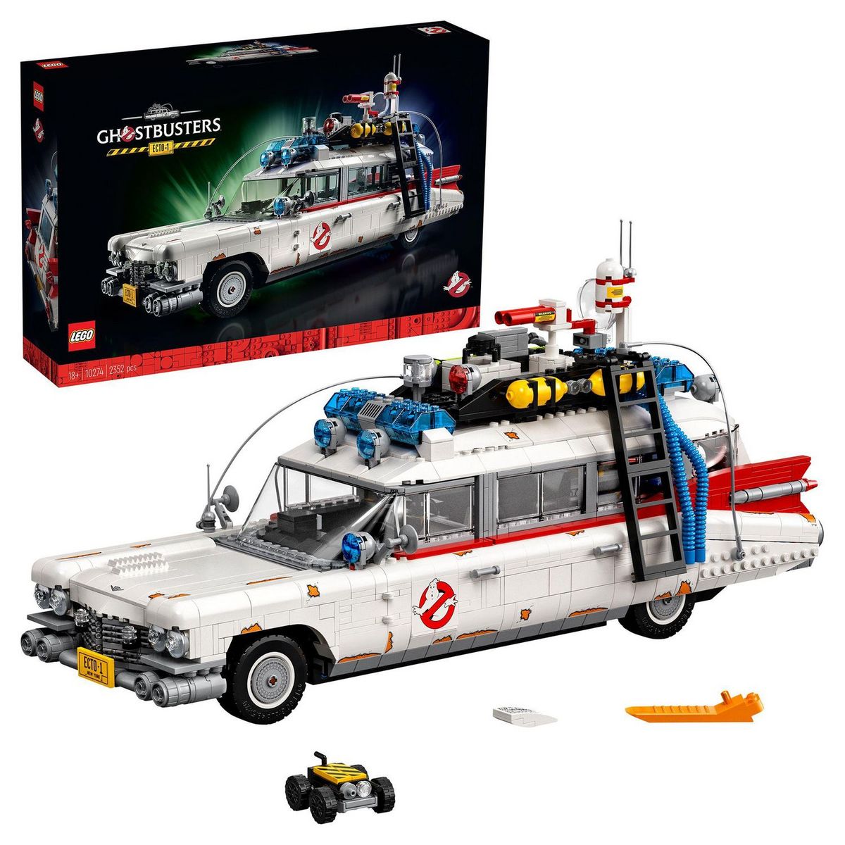 LEGO Icons 10274 ECTO-1 SOS Fantômes, jeu de voiture à construire pour adultes