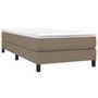 Voir la diapositive 3 : VIDAXL Cadre de lit sans matelas taupe 90x190 cm tissu