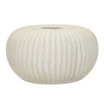 Paris Prix Vase Design Rainuré  Icicle  40cm Crème