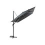 Voir la diapositive 3 : HESPERIDE Parasol déporté rectangulaire Melhia Graphite avec LED - 4 x 3 m - Hespéride
