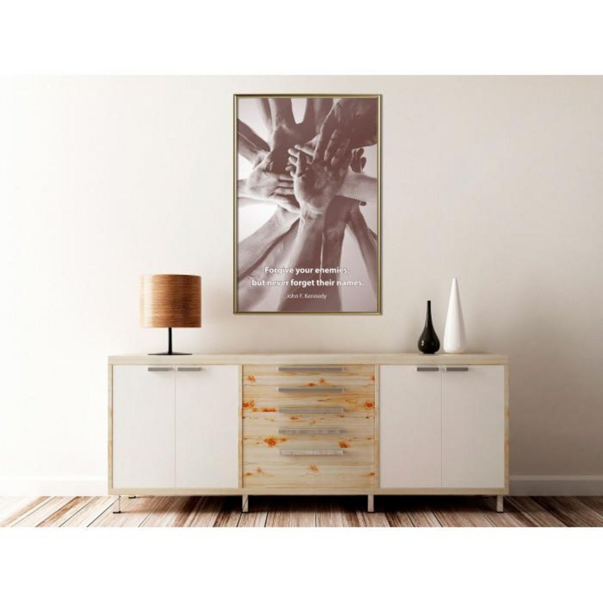 Paris Prix Affiche Murale Encadrée  Hands