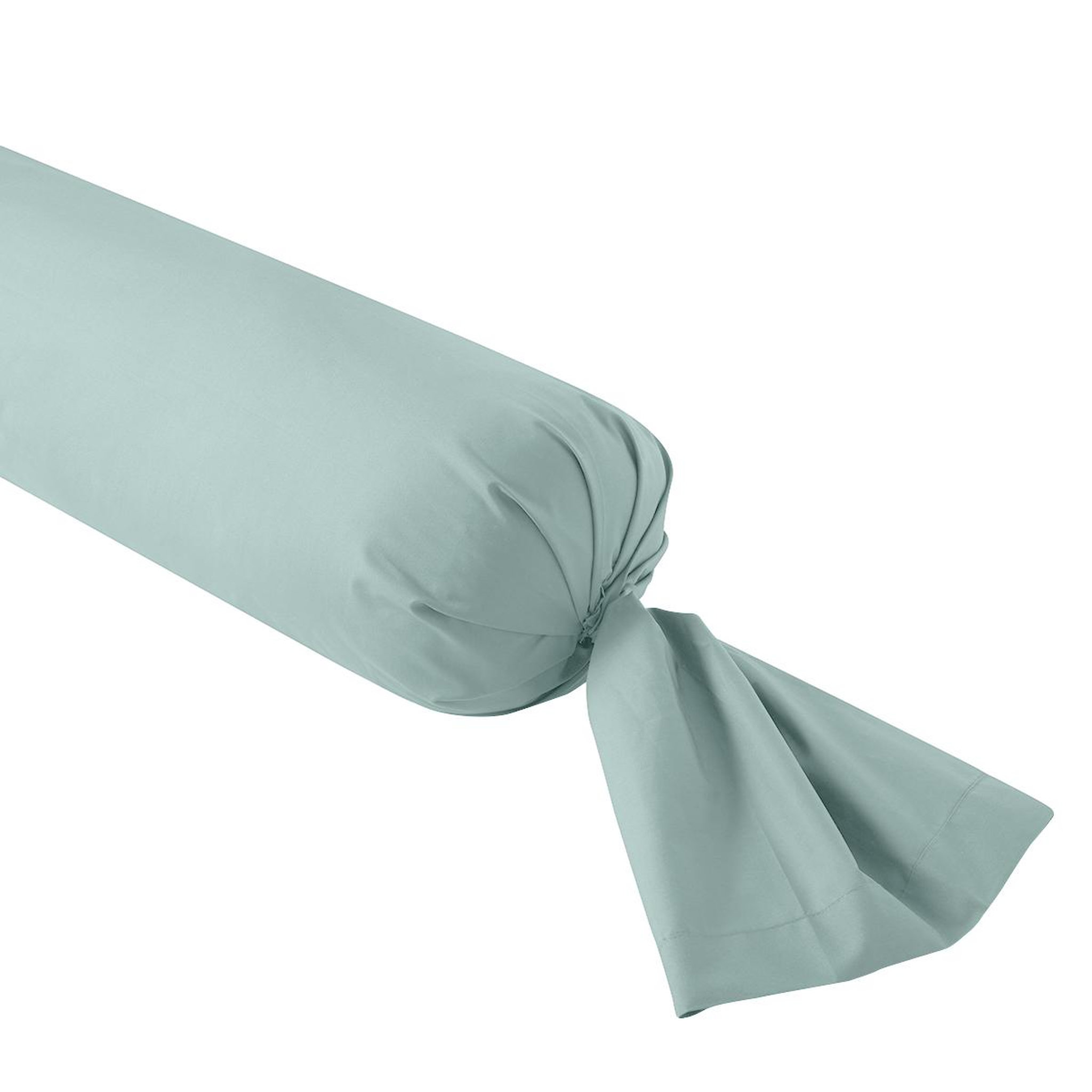 Voir la diapositive 1 : DODO Taie de traversin Influence Percale Glacier