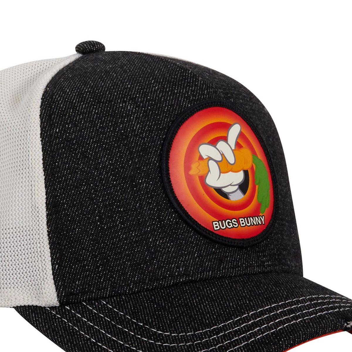 CAPSLAB Casquette trucker prémium avec filet Looney Tunes Bugs Hand