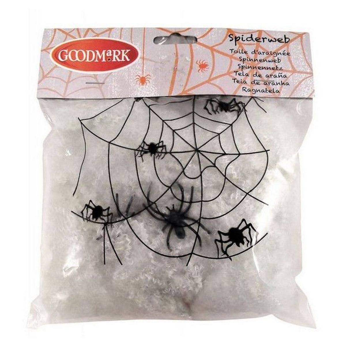 GOODMARK Toile d'araignée 50 gr + 5 araignées