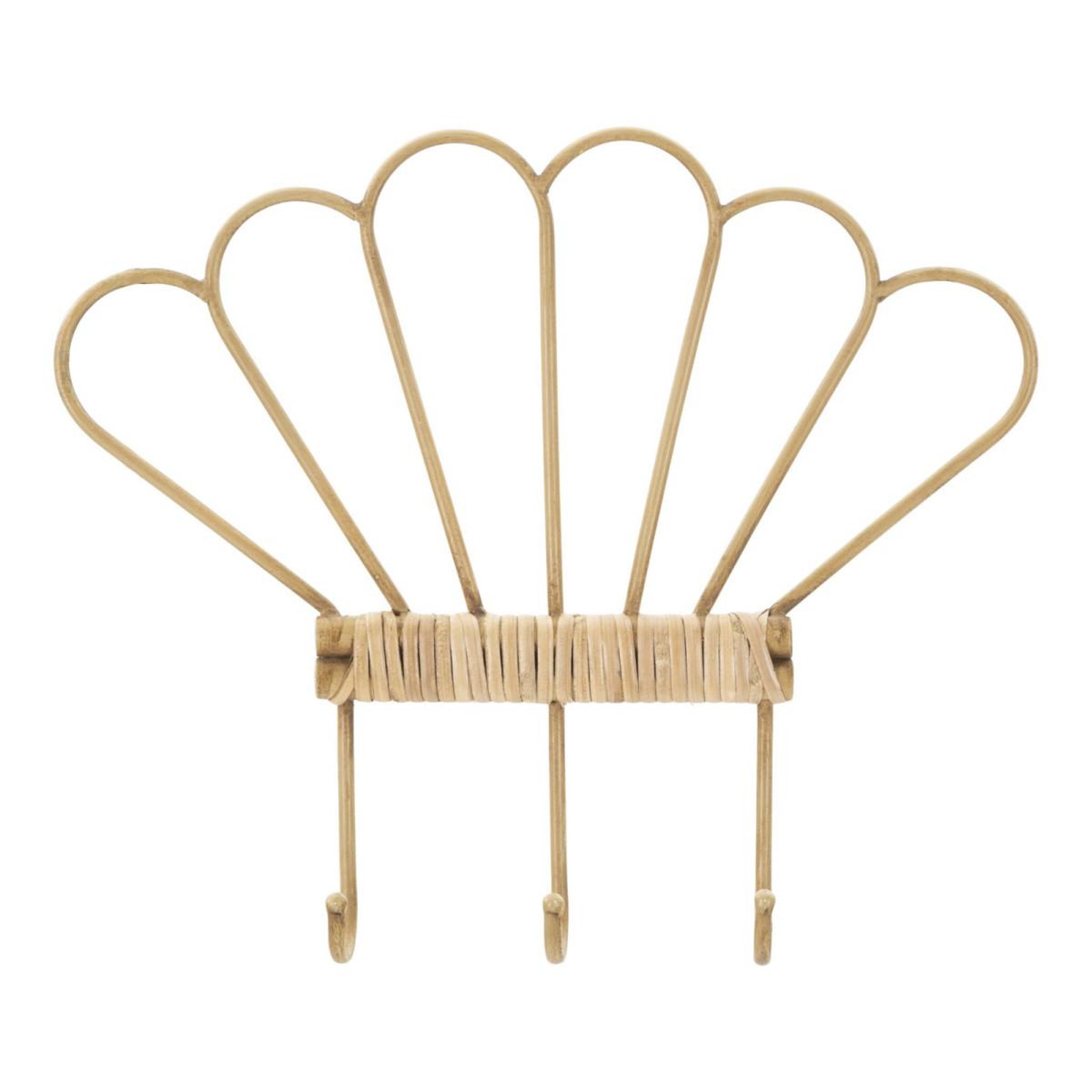 Voir la diapositive 2 : Paris Prix Patère murale en métal  panama  37cm naturel