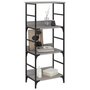 Voir la diapositive 3 : VIDAXL Bibliotheque sonoma gris 50x33x117,5 cm bois d'ingenierie