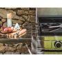 Voir la diapositive 2 : FORGE ADOUR Chariot Plancha CH MIF 75 inox ompatible plancha 75 cm