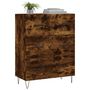 Voir la diapositive 3 : VIDAXL Buffet chene fume 69,5x34x90 cm bois d'ingenierie