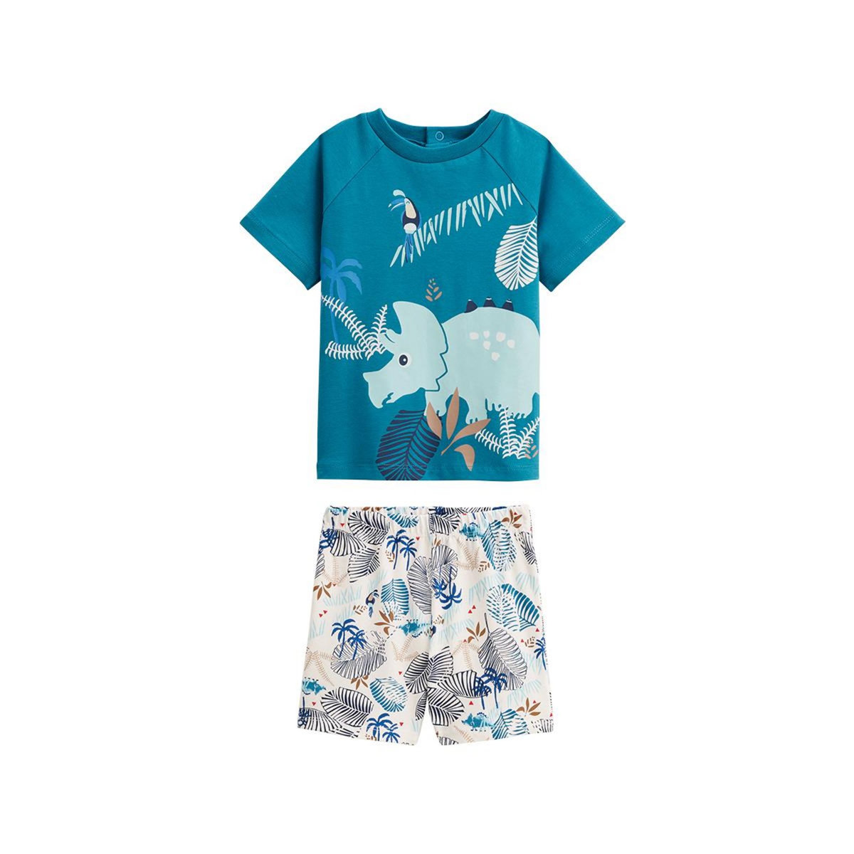 Petit Béguin Pyjama enfant manches courtes Santorini