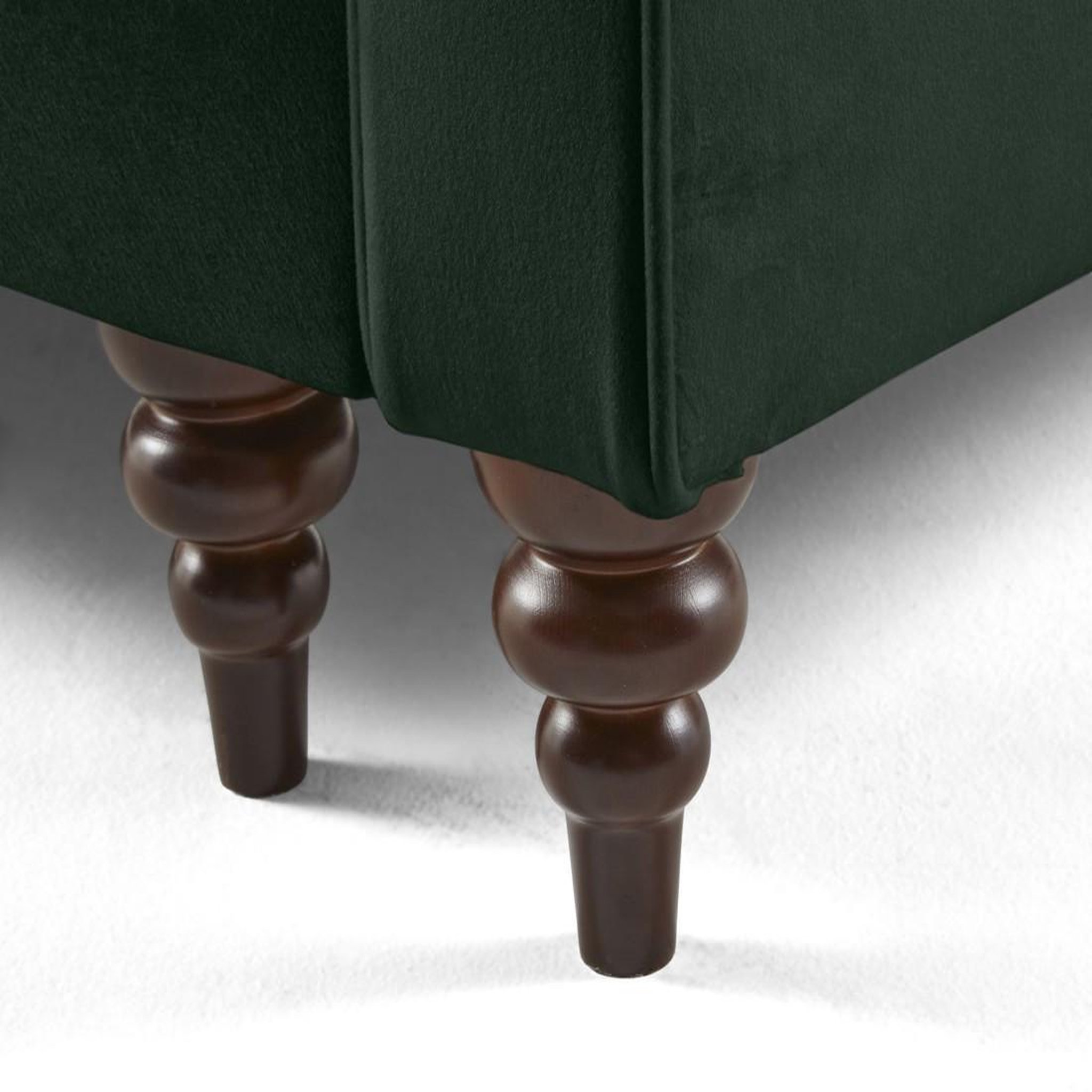Voir la diapositive 5 : BEST MOBILIER Flamingo - canapé d'angle gauche 4 places convertible en velours