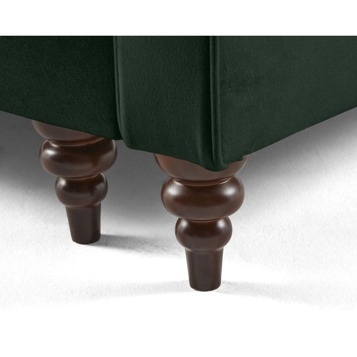 BEST MOBILIER Flamingo - canapé d'angle gauche 4 places convertible en velours