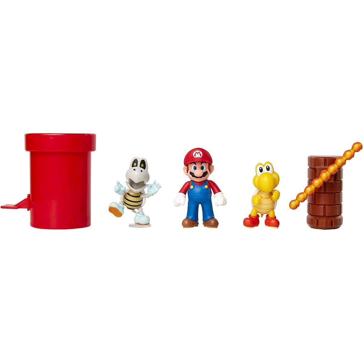 JAKKS PACIFIC Set Diorama Super Mario 5 Figurines