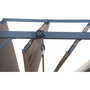 Voir la diapositive 4 : Habitat et Jardin Pergola bioclimatique en tissu  Lodge  3 x 4 m - Taupe