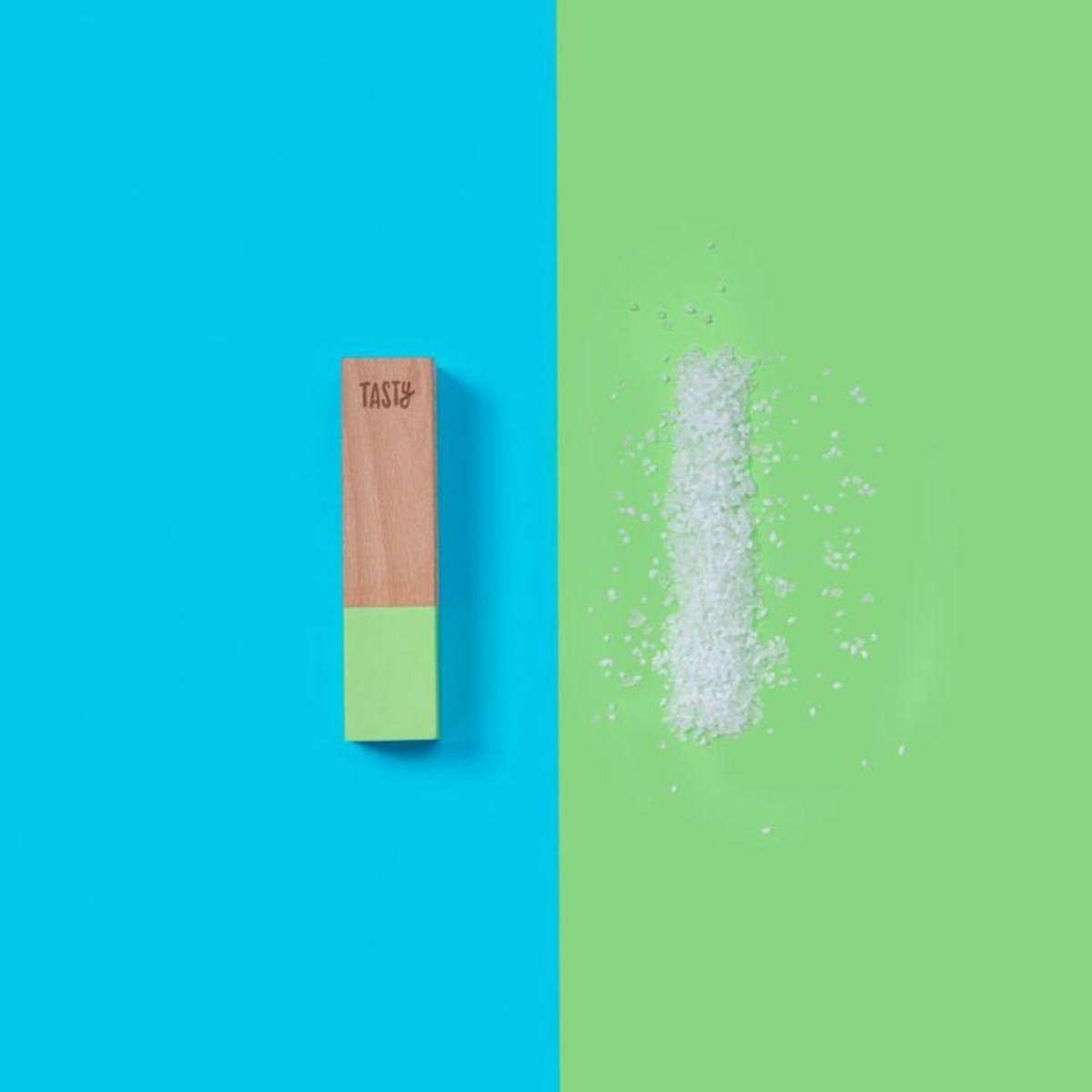 TASTY Salière en bois Tasty Green