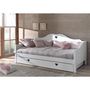 Voir la diapositive 5 : Paris Prix Pack - Lit Banquette Enfant, Sommier & Tiroir  Amori  90x200cm Blanc