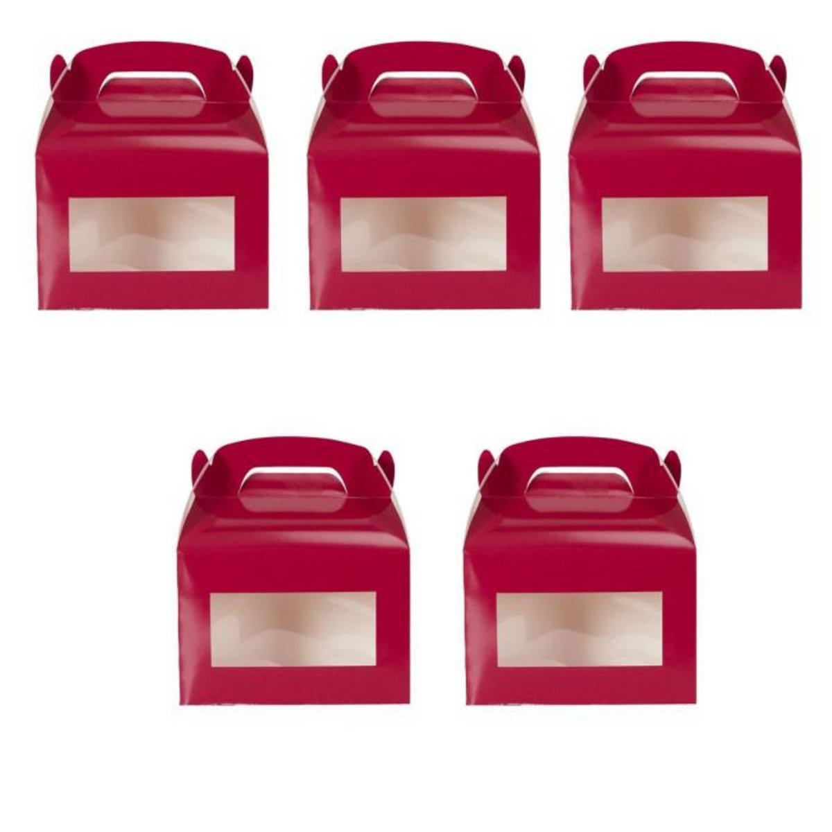 Paris Prix Lot de 5 Boîtes à Gâteaux  Pâtisserie  20cm Rose