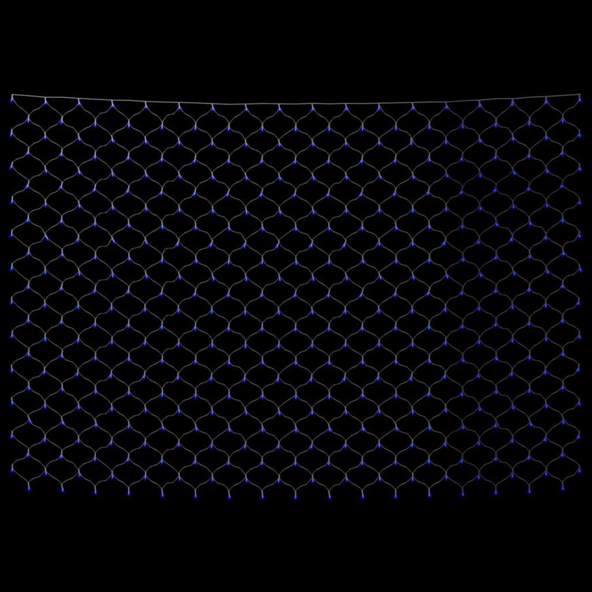 VIDAXL Filet lumineux bleu de Noël 4x4 m 544 LED Interieur/exterieur