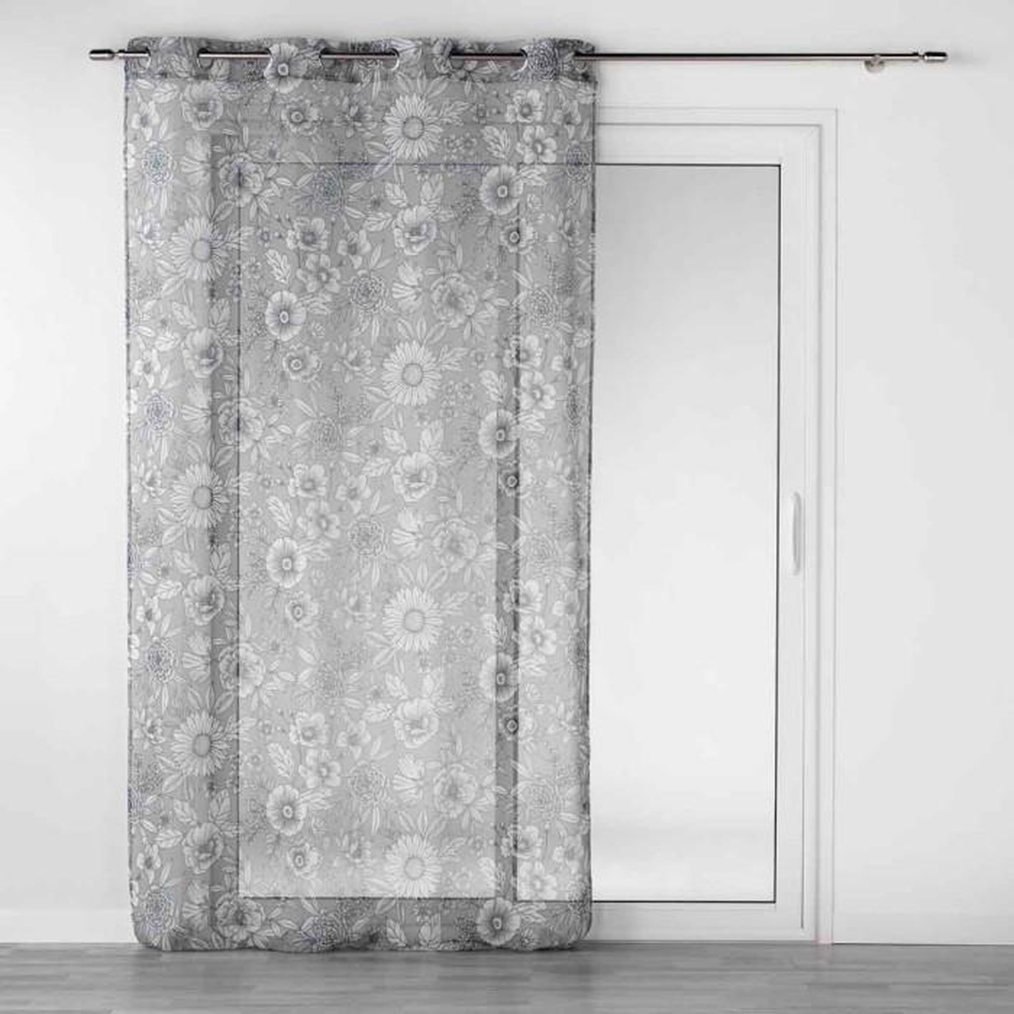 Paris Prix Rideau Voilage à Œillets  Milady  140x280cm Gris