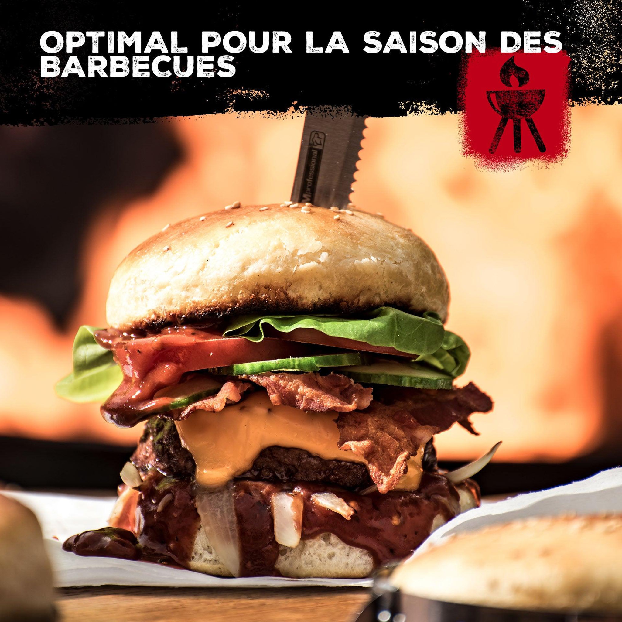 Voir la diapositive 6 : FM PROFESSIONAL Lot de 2 emporte-pièces réglables 9 à 11,7 cm fm professional barbecue