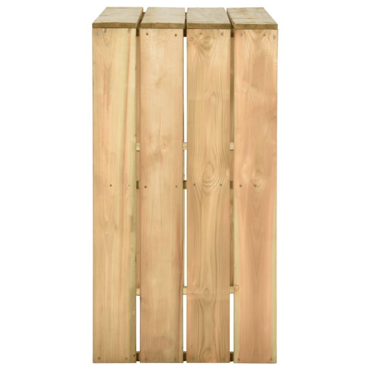 VIDAXL Table de bar 100x60x110 cm Bois de pin impregne