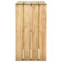 Voir la diapositive 3 : VIDAXL Table de bar 100x60x110 cm Bois de pin impregne