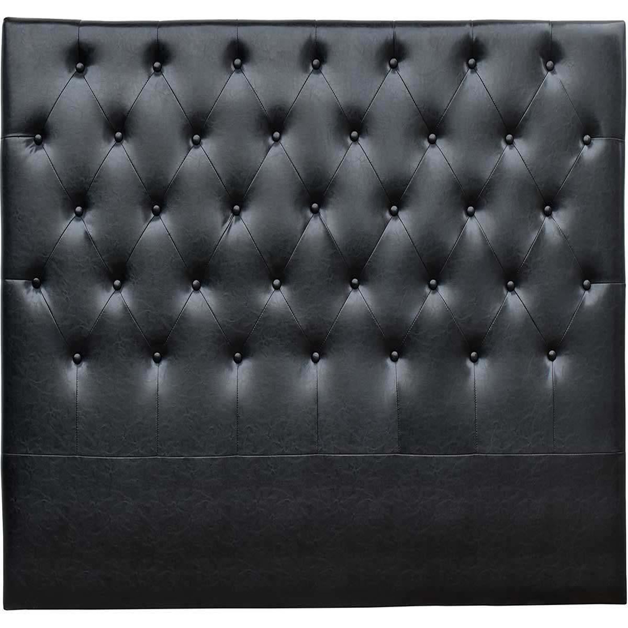 Habitat et Jardin Tête de lit capitonnée  déco  - 169 cm - noir - en pvc