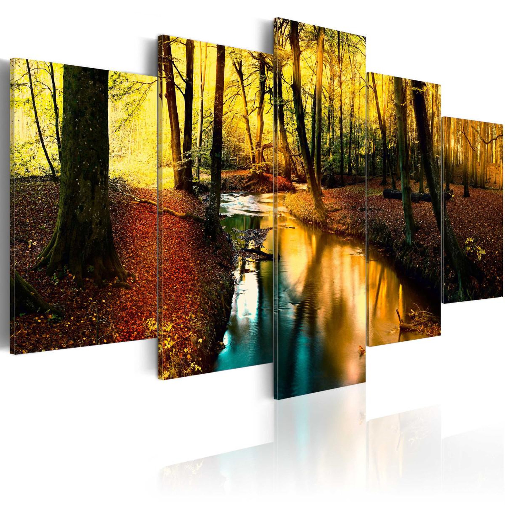 Voir la diapositive 1 : Paris Prix Tableau Imprimé  Autumn Silence : Forest