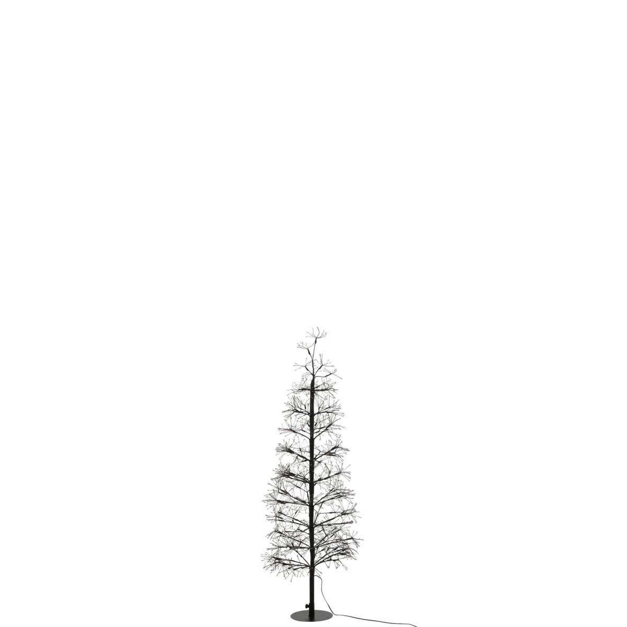Voir la diapositive 4 : J-LINE Sapin à led en métal  grady  120cm noir