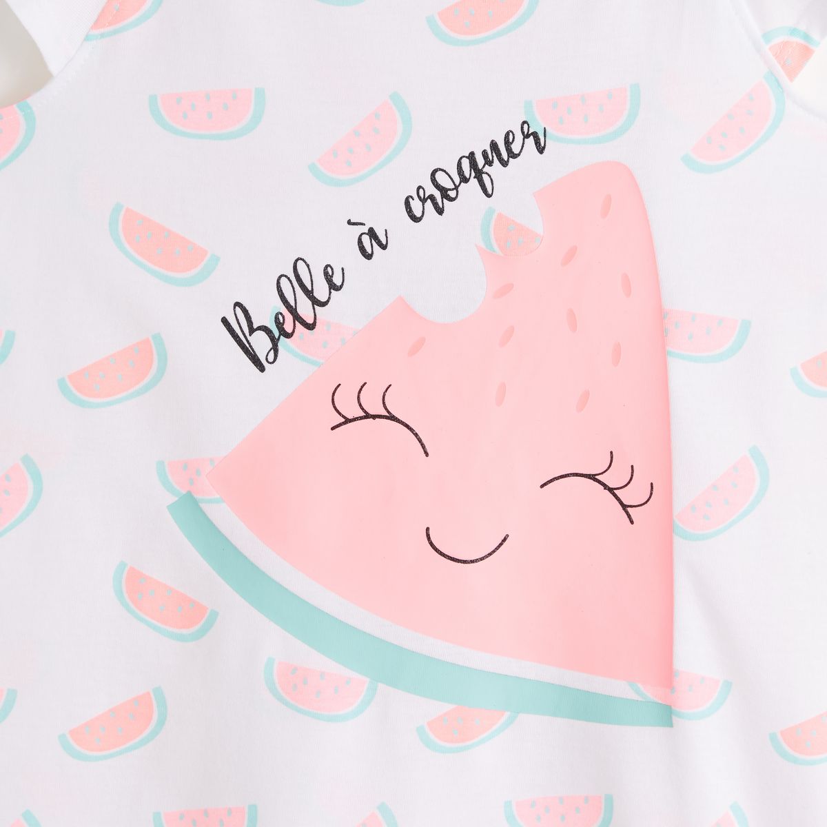 INEXTENSO Chemise de nuit à volants pastéque fille