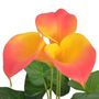 Voir la diapositive 2 : VIDAXL Plante artificielle avec pot Lis Calla 45 cm Rouge et Jaune