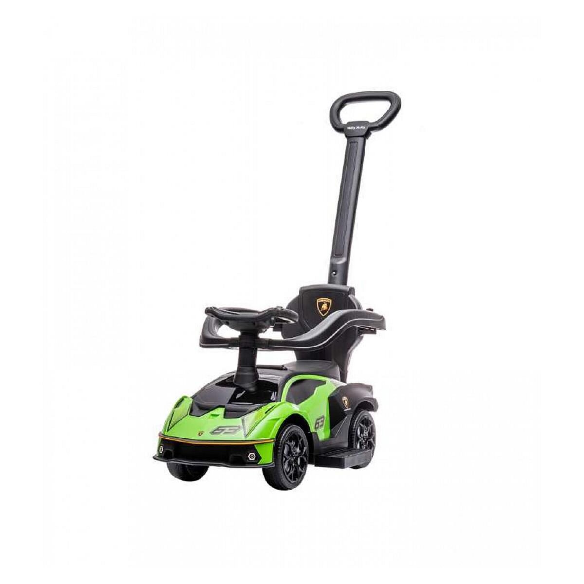 MILLY MALLY Porteur avec barre de poussée LAMBORGHINI ESSENZA SC V12 Vert