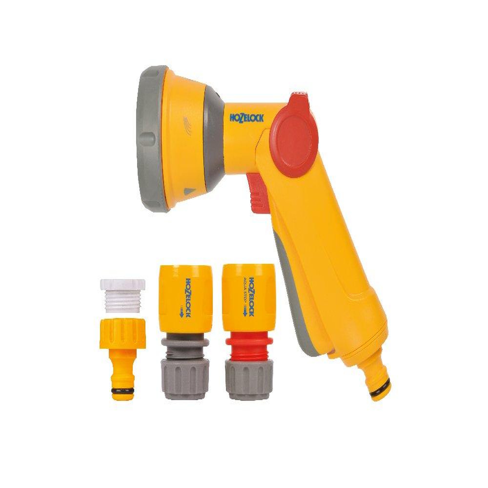 Hozelock Kit pistolet 15 mm multijets bi-matière 2022 pour le nettoyage et l'arrosage