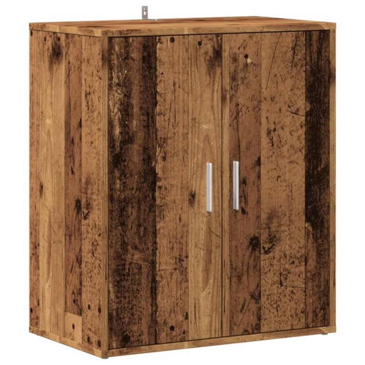 VIDAXL Armoire à chaussures vieux bois 60x35x70 cm bois d ingénierie