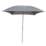 HESPERIDE Parasol de Plage Carré  Helenie  172cm Gris