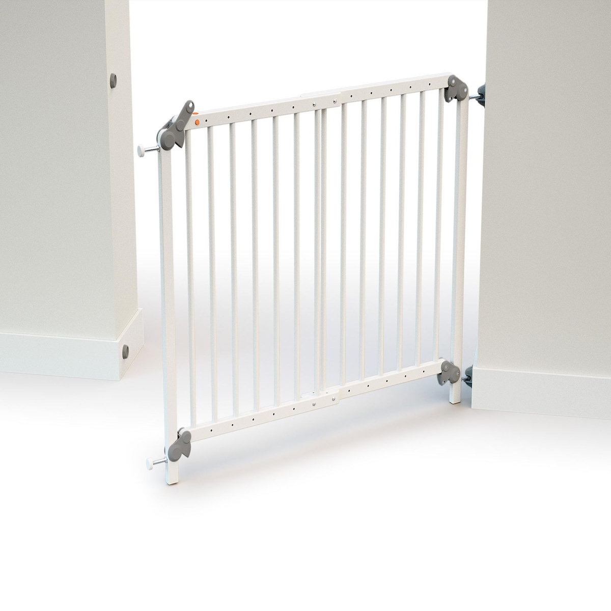 WEBABY Barrière de sécurité bébé extensible en bois LOKEE