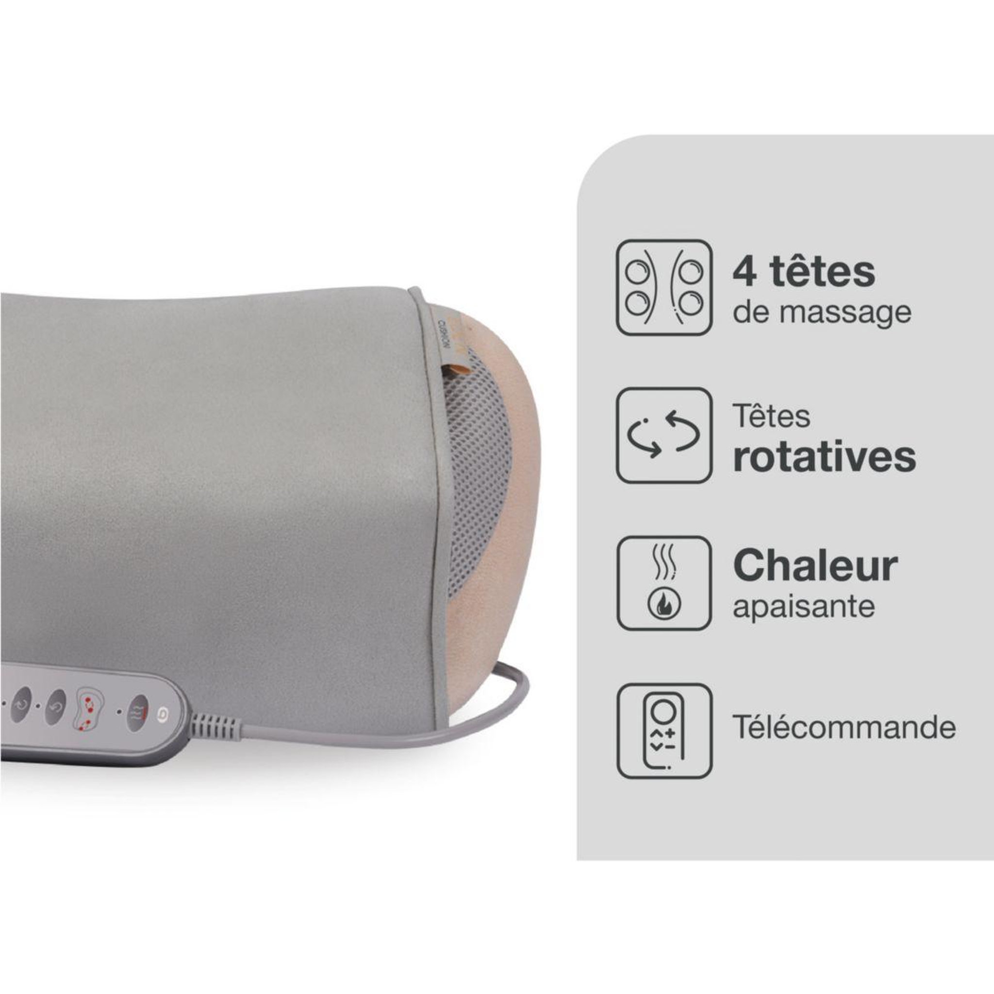 Voir la diapositive 2 : ESSENTIEL B Coussin massant chauffant ECM1 eden cushion
