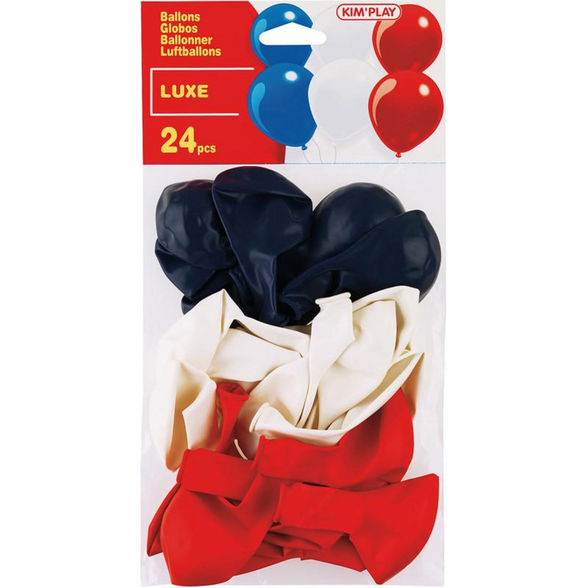 Kim Play 24 BALLONS BLEU BLANC ROUGE KIM PLAY COU271