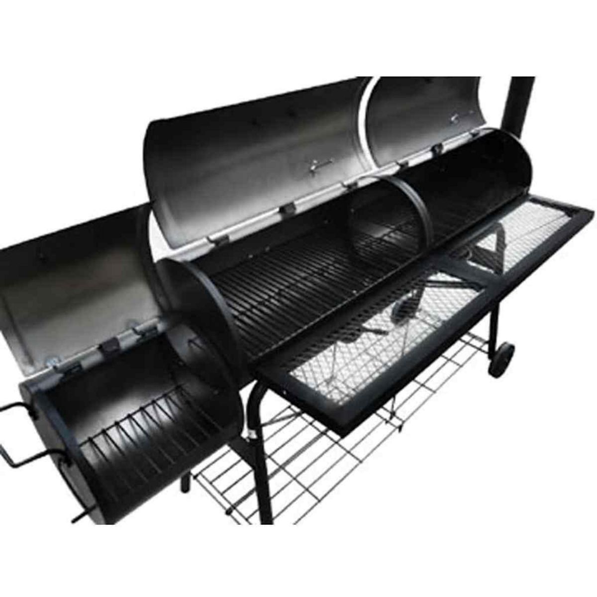 VIDAXL Barbecue a fumoir Nevada XL Noir