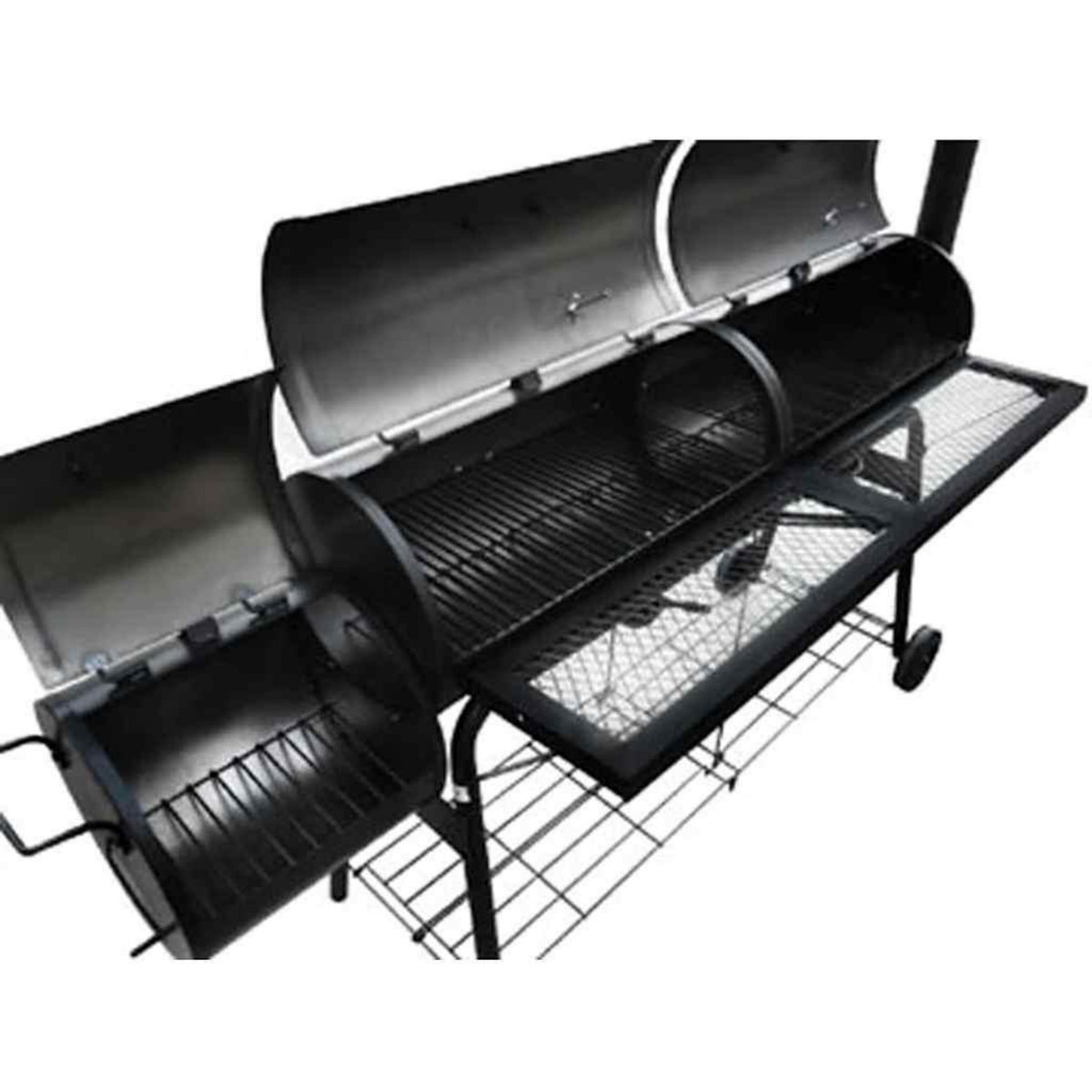 VIDAXL Barbecue a fumoir Nevada XL Noir
