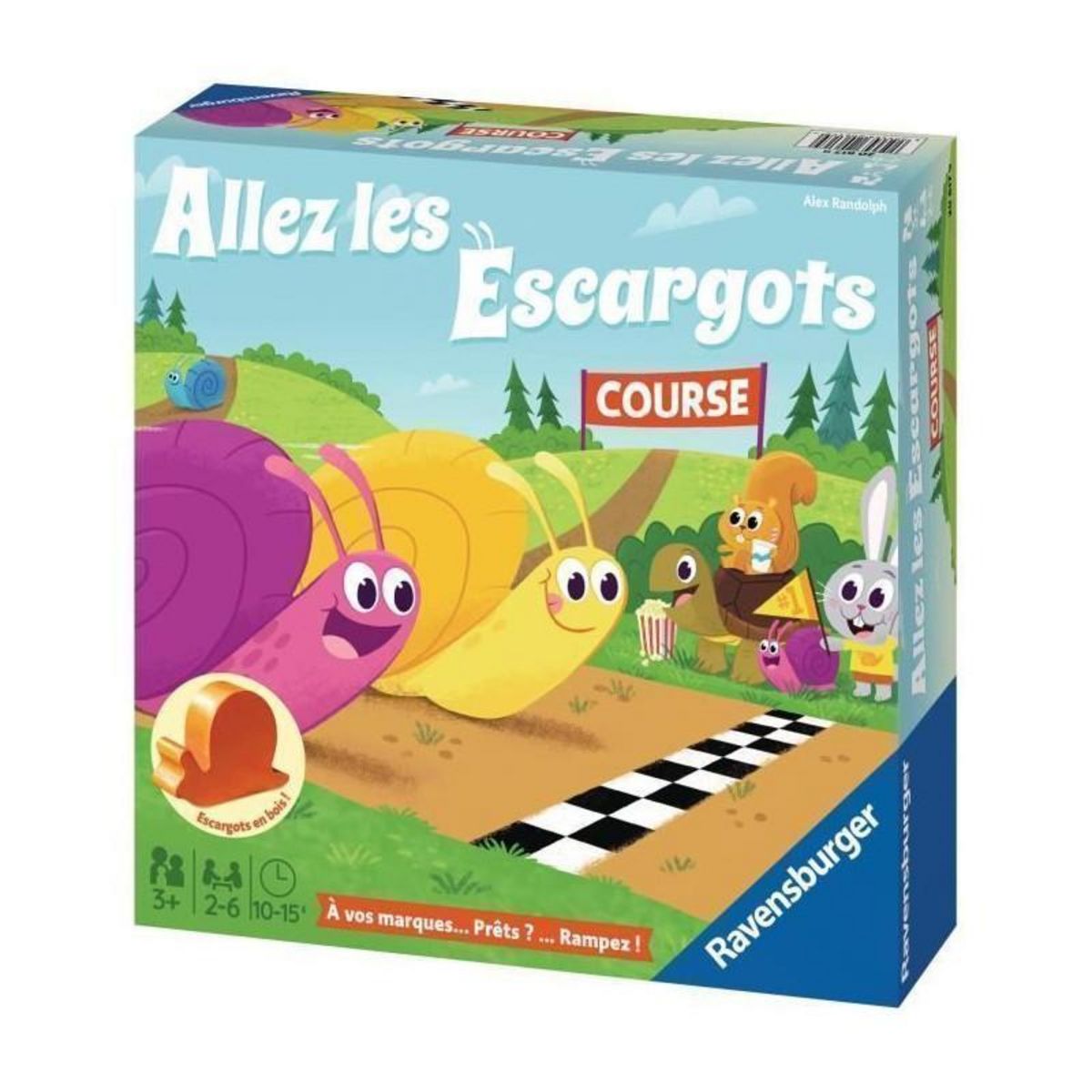RAVENSBURGER Allez les escargots jeux de societe