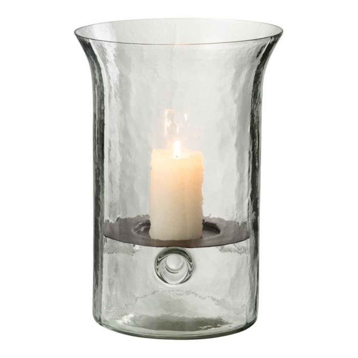 Paris Prix Bougeoir en Verre  Flou  26cm Transparent