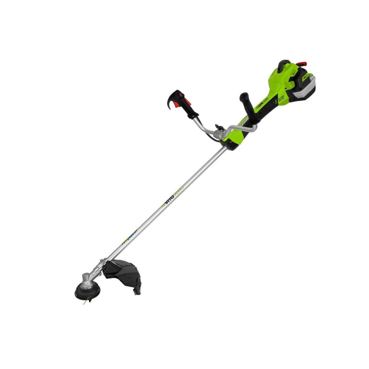 VITO Garden Debroussailleuse thermique 47Cm3 Moteur 2T 2.7CV + Bobine  avec fil + lame 3 dents + Harnais VITO