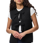 Pieces Gilet  Femme Pieces Silly. Coloris disponibles : Noir