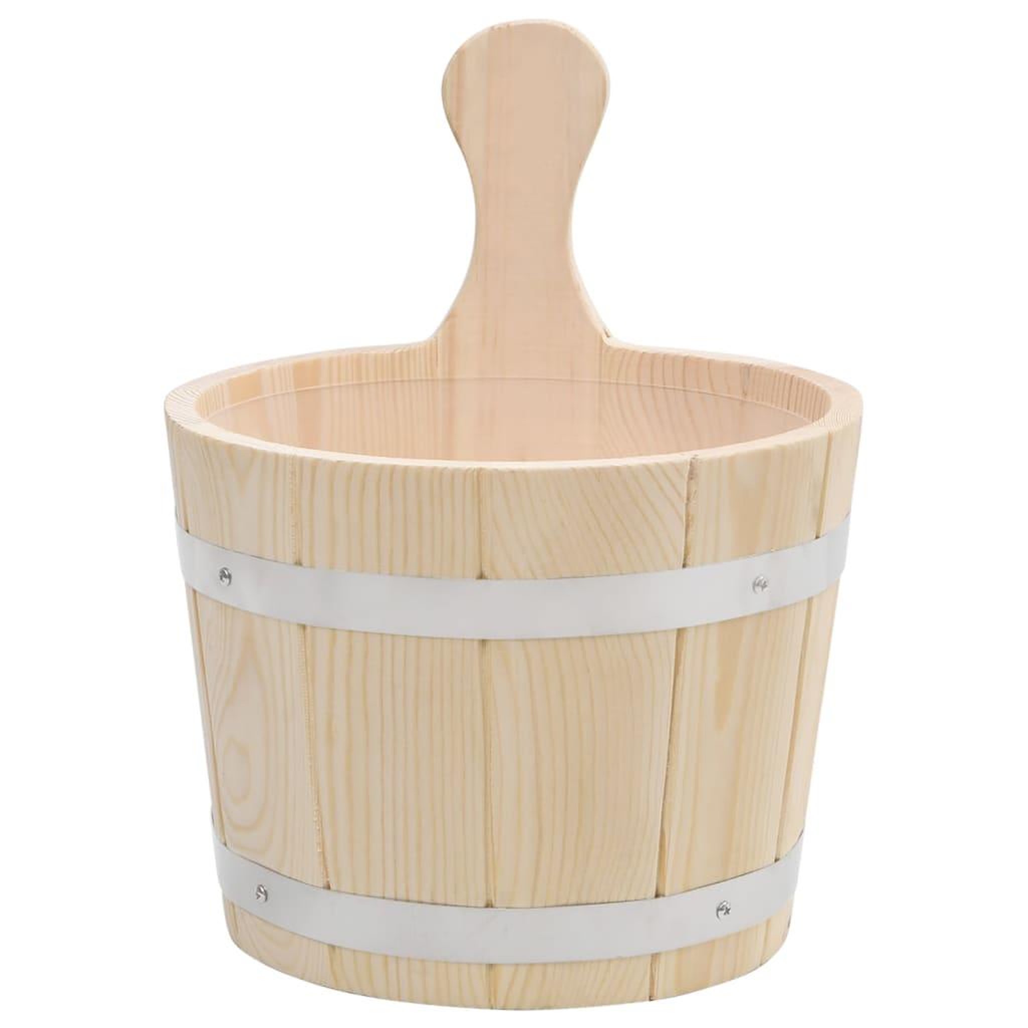 Voir la diapositive 3 : VIDAXL Ensemble de seau et louche pour sauna bois massif de pin