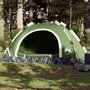 Voir la diapositive 1 : VIDAXL Tente de camping 4 personnes vert liberation rapide
