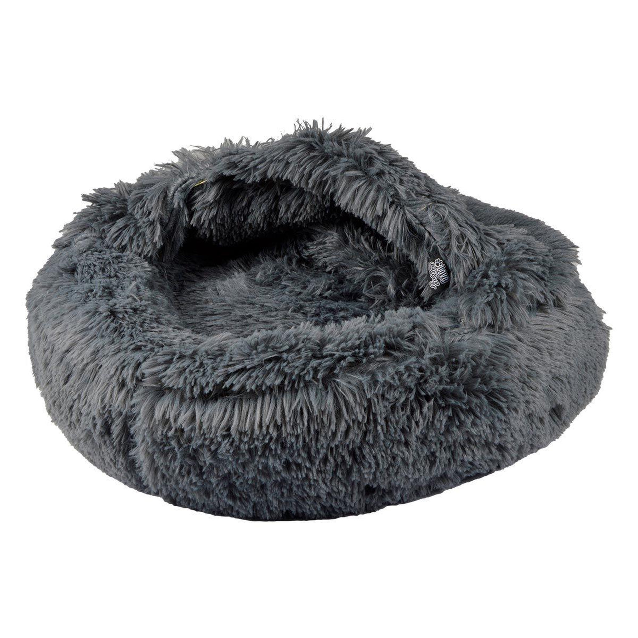 LOVE STORY Panier chausson chien & chat  fluffy  55cm anthracite