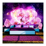 Paris Prix Papier Peint  Orchids in Flames. Coloris disponibles : Multicolore