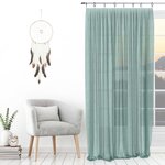 SOLEIL D'OCRE Voilage avec anneaux 135x250 cm SPIRIT, par Soleil d'ocre. Coloris disponibles : Jaune, Bleu, Gris, Blanc, Rouge, Vert